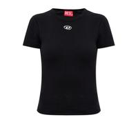 Diesel, ,Tops ,Donna ,Nero ,M T-Ele-Long-Od Top