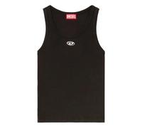 Diesel, ,Tops ,Donna ,Nero ,S Oval D Ribbed Tank Top