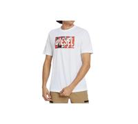 Diesel Just L13 Short Sleeve T-shirt Bianco L Uomo