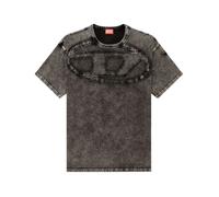 Diesel, ,Tops ,Uomo ,Grigio ,XS Oval D T-shirt