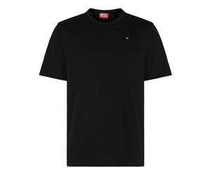 Diesel, ,Tops ,Uomo ,Nero ,S T-Adjust Microdiv Cotton Crew-Neck T-Shirt