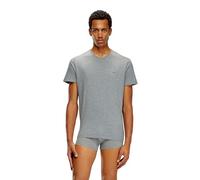 DIESEL Maglietta grigio sfumato / nero / bianco, Taglia L