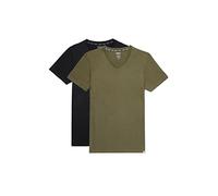 Diesel Umtee-michael-tube-twopack, T-Shirt Uomo, Multicolore (E5861-0bvfb), L (Pacco da 2)