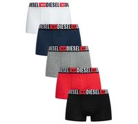 DIESEL Boxer 'Damien' blu scuro / grigio scuro / rosso / nero / bianco Uomo DIESEL XXL