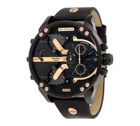 Diesel Uomo Oversize Daddy 2.0 Cronografo Orologio Cinturino Nero DZ7350