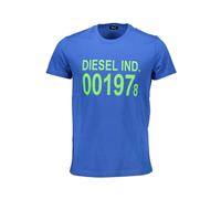 Diesel - Urban Jungle Magliette in Cotone Blu - - Tops - Uomo - Blu - M