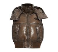 Diesel - W-Peyt-Ssl-New-T1 Down Vest - - Jackets - Donna - Marrone - M