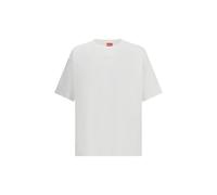 Diesel White Cotton T-Shirt - M