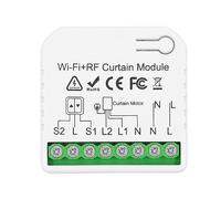 DieseRC Interruttore Tapparelle WIFI Intelligenti AC 230V 220V, Controllo APP Tuya/APP Smart Life, Compatibile con Alexa/Google Home e Interruttore Manuale