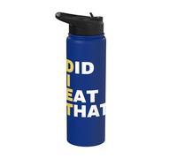 Diet Did I Eat That Dieta Presente Dieta Divertente Slogan Stainless Steel Insulated Water Bottle