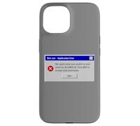 Diet.exe - Funny PC Application Food Error Message Vintage Custodia per iPhone 15