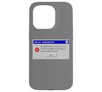 Diet.exe - Funny PC Application Food Error Message Vintage Custodia per iPhone 15 Pro