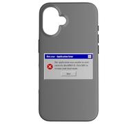 Diet.exe - Funny PC Application Food Error Message Vintage Custodia per iPhone 16