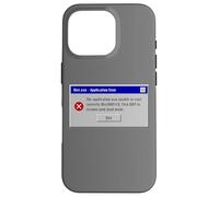 Diet.exe - Funny PC Application Food Error Message Vintage Custodia per iPhone 16 Pro