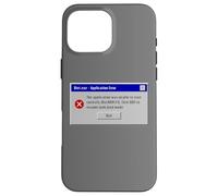 Diet.exe - Funny PC Application Food Error Message Vintage Custodia per iPhone 16 Pro Max