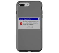 Diet.exe - Funny PC Application Food Error Message Vintage Custodia per iPhone 7 Plus/8 Plus