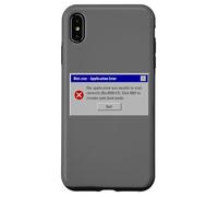 Diet.exe - Funny PC Application Food Error Message Vintage Custodia per iPhone XS Max