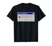 Diet.exe - Funny PC Application Food Error Message Vintage Maglietta