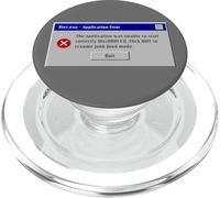 Diet.exe - Funny PC Application Food Error Message Vintage PopSockets PopGrip per MagSafe