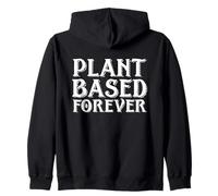 Dieta proteica vegana per Sempre a Base vegetale Nutrizione vegetariana Felpa con Cappuccio