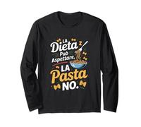 Dieta può Aspettare la Pasta No Cucina Italiana Maglia a Manica