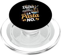 dieta può aspettare la pasta no cucina italiana PopSockets PopGrip per MagSafe