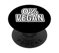 % Dieta vegana carnivoro Keto Paleo chetogenica Low Zero Carb PopSockets PopGrip Adesivo