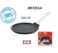 Bistecchiera Piastra Ilsa Dietella in Ghisa in Acciaio Inossidabile Ø 26 cm