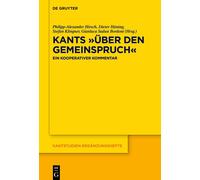 Dieter Huning Gianluca Sadun Bordoni Philipp- Kants »Über Den (Copertina rigida)