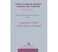 Dieter Kastovsky Language Contact in the History of English (Tascabile)