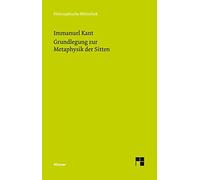 Dieter Schönecker Bern Grundlegung zur Metaphysik der Sitten (Philo (Tascabile)