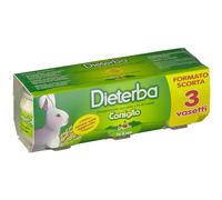 Dieterba DIETERBA OMOGENEIZZATO CONIGLIO 3 PEZZI 80 G