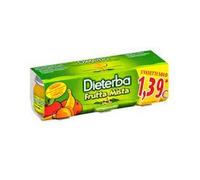 Dieterba Omogenizzato Frutta Mista 3 Vasetti da 80 g