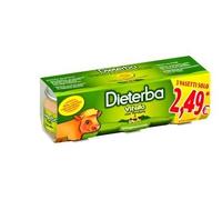 Dieterba Omogenizzato Vitello 3 Vasetti da 80 g