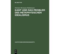 Dietmar Hermann H Kant und das Problem des metaphysischen Id (Copertina rigida)