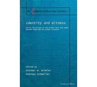 Dietmar Winkler Identity and Witness (Copertina rigida)