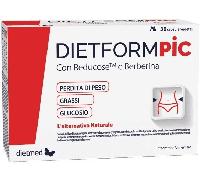 Dietmed DietForm Pic 30 Capsule Vegetali Perdita di Peso Grassi Glucosio