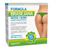 DIETMED ITALIA Srl Integratore Novity Formula Brasiliana Detox+Burn, 60+60cpr
