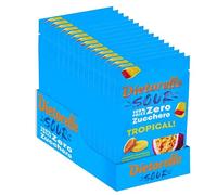 Dietorelle Sour Tropical Caramelle Gommose al Gusto Mango e Passion Fruit Senza Zucchero Box 20x30g