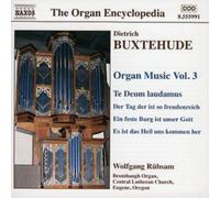 Dietrich Buxtehude Organ Music Vol. 3 (Rubsam) (CD) Album