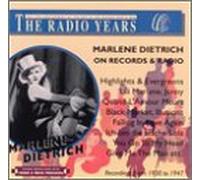Dietrich, Marlene - On Records & Radio