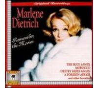 Dietrich, Marlene - Remember the Movies