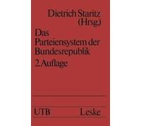 Dietrich Staritz Das Parteiensystem der Bundesrepublik (Tascabile)