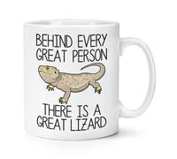 Dietro Every Great Persona C'È un Grande Lizard 284ml Tazza Animale Divertente