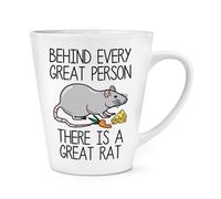 Dietro Every Great Persona C'È un Grande Topo 341ml Latte Tazza Animale Funny