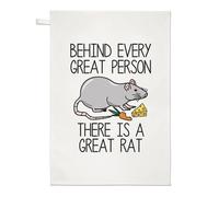 Dietro Every Great Persona There Is A Ottimo Topo Strofinaccio Animale Funny