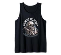 Dietro Il Muro del Sonno Scheletro Teschio Arte Canotta