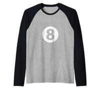Dietro la palla 8 e amarla Maglia con Maniche Raglan