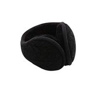 dietro la testa paraorecchie da donna scaldaorecchie ispessite paraorecchie verde acqua paraorecchie per le donne, Nero , Taglia unica