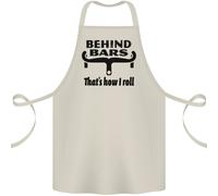 Dietro Le Sbarre Ecco Come Rotolo Grembiule In Cotone 100% Biologico